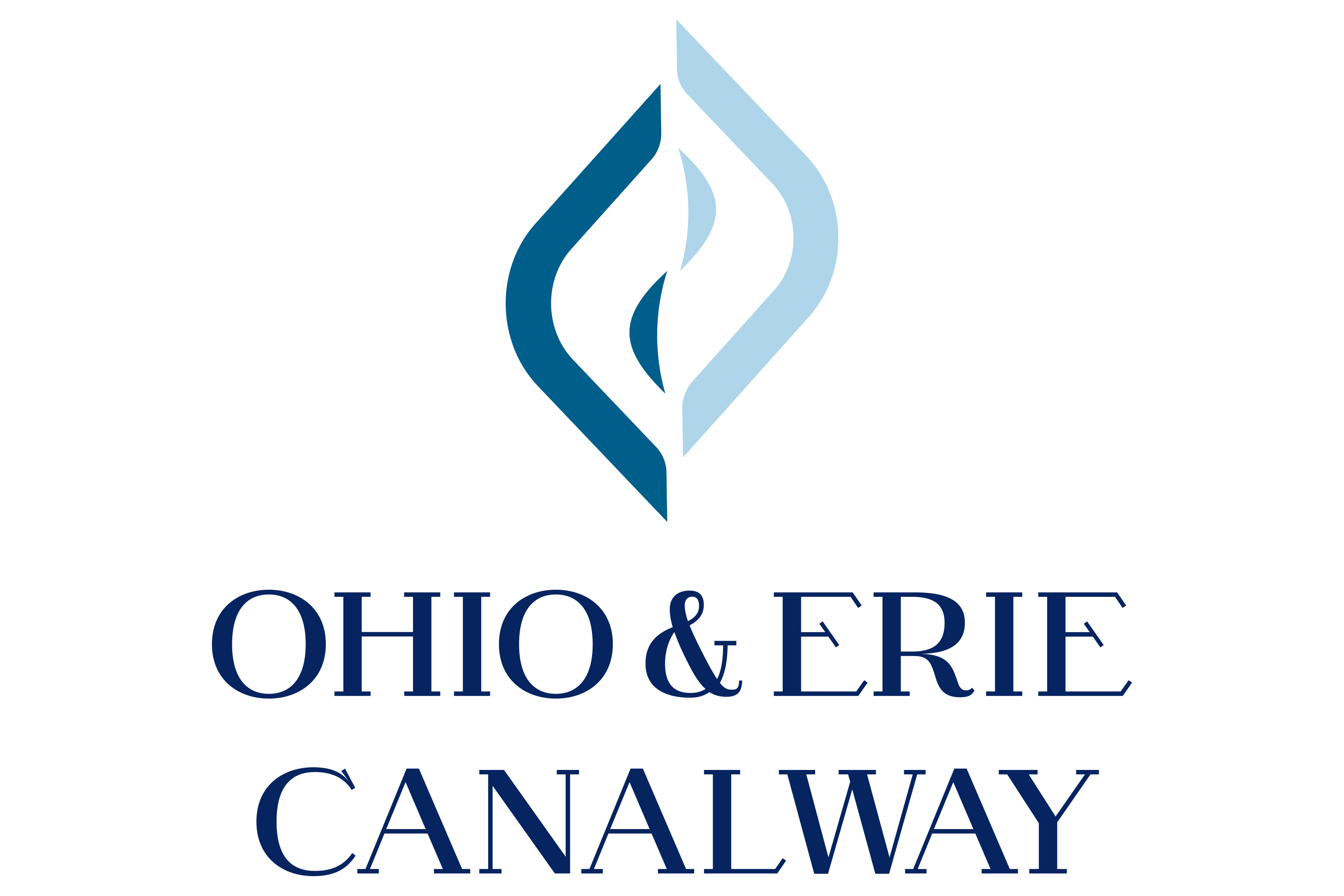 Ohio & Erie Canalway Stacked Logo